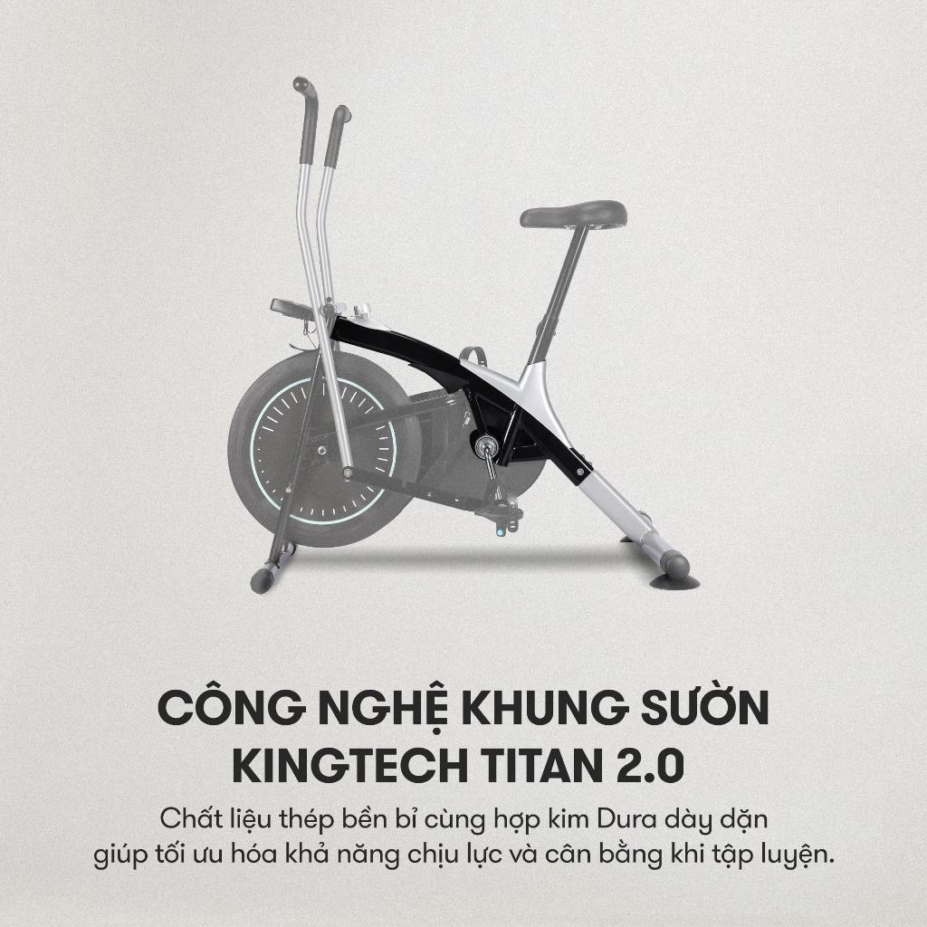 Xe đạp tập KINGSPORT KS-101 tập luyện toàn thân, tích hợp đồng hồ đo lường chỉ số