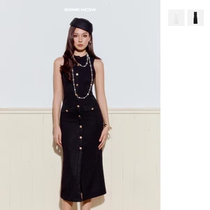Đầm Dài Sleeveless Knit Button Siêu Tôn Dáng Sang Trọng Lịch Thiệp, WDD090 SOME HOW STORE