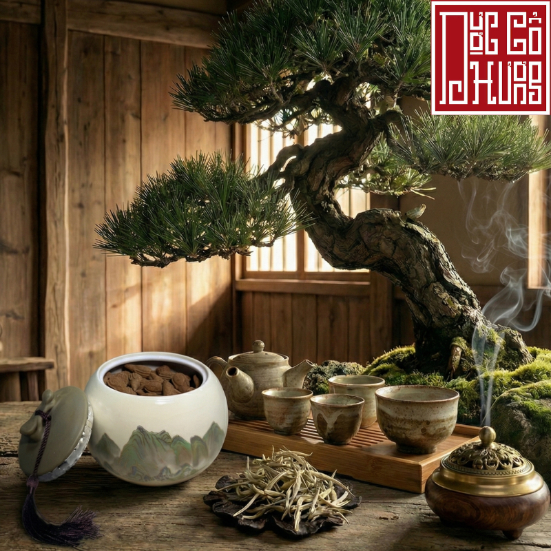Set trà shan tuyết cổ thụ 300 tuổi hảo hạng ,set quà biếu tết 2026 ,bộ quà tặng lãnh đạo đối tác cao cấp