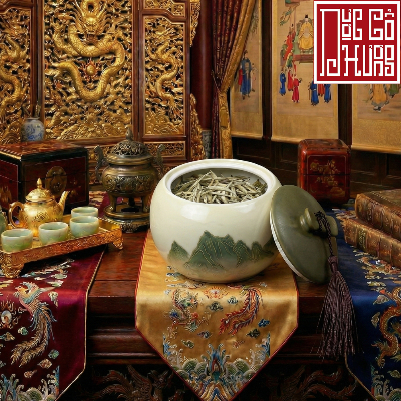 Set trà shan tuyết cổ thụ 300 tuổi hảo hạng ,set quà biếu tết 2026 ,bộ quà tặng lãnh đạo đối tác cao cấp