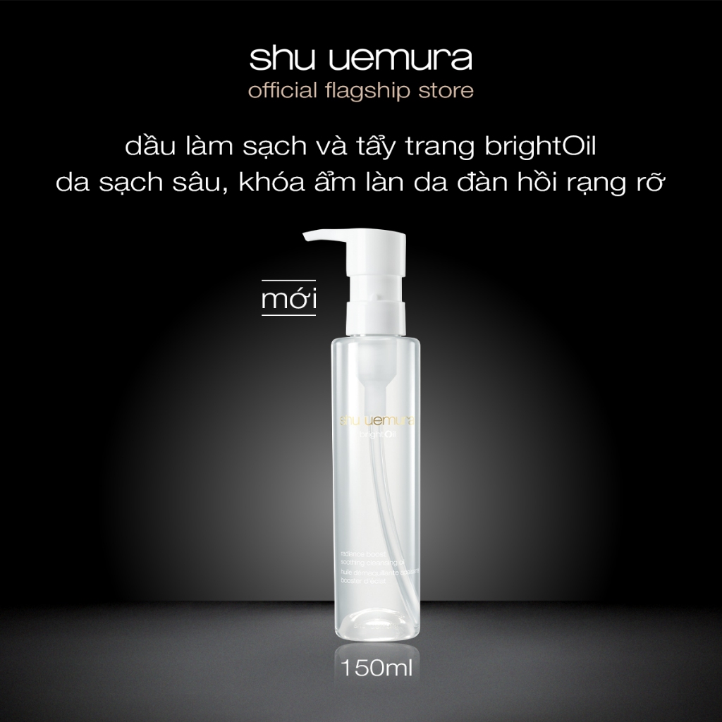 mới | dầu làm sạch brightOil cleansing oil 150ml, 3 trong 1 giúp da sạch sâu, khóa ẩm làn da đàn hồi rạng rỡ