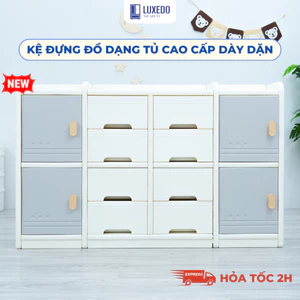 Kệ Để Đồ Đa Năng 10,12 Ngăn Cao Cấp Nhựa Dày Dặn, Kệ Tủ Đựng Đồ Chơi Bỉm Sữa Quần Áo Cho Bé