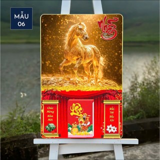 ( Tặng kèm luôn quyển Lịch) Đốc Lịch Tráng Gương In uv Cao Cấp, Lịch Bloc Trang Trí Nhà Cửa Làm Quà Tặng