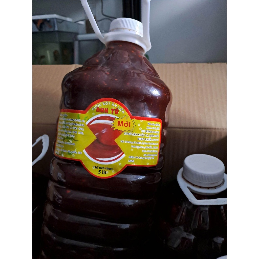 Nước sốt bò Anh Tú 5 lít - Hàng chính hãng.