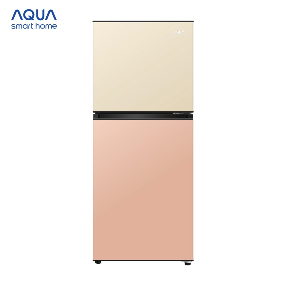 [DEAL XỊN GIÁ SỐC]  Tủ lạnh AQUA 130 lít ngăn đá trên AQR-T160FA(GGN) - Màu Be hồng - Freeship toàn quốc - Bảo hành 2năm