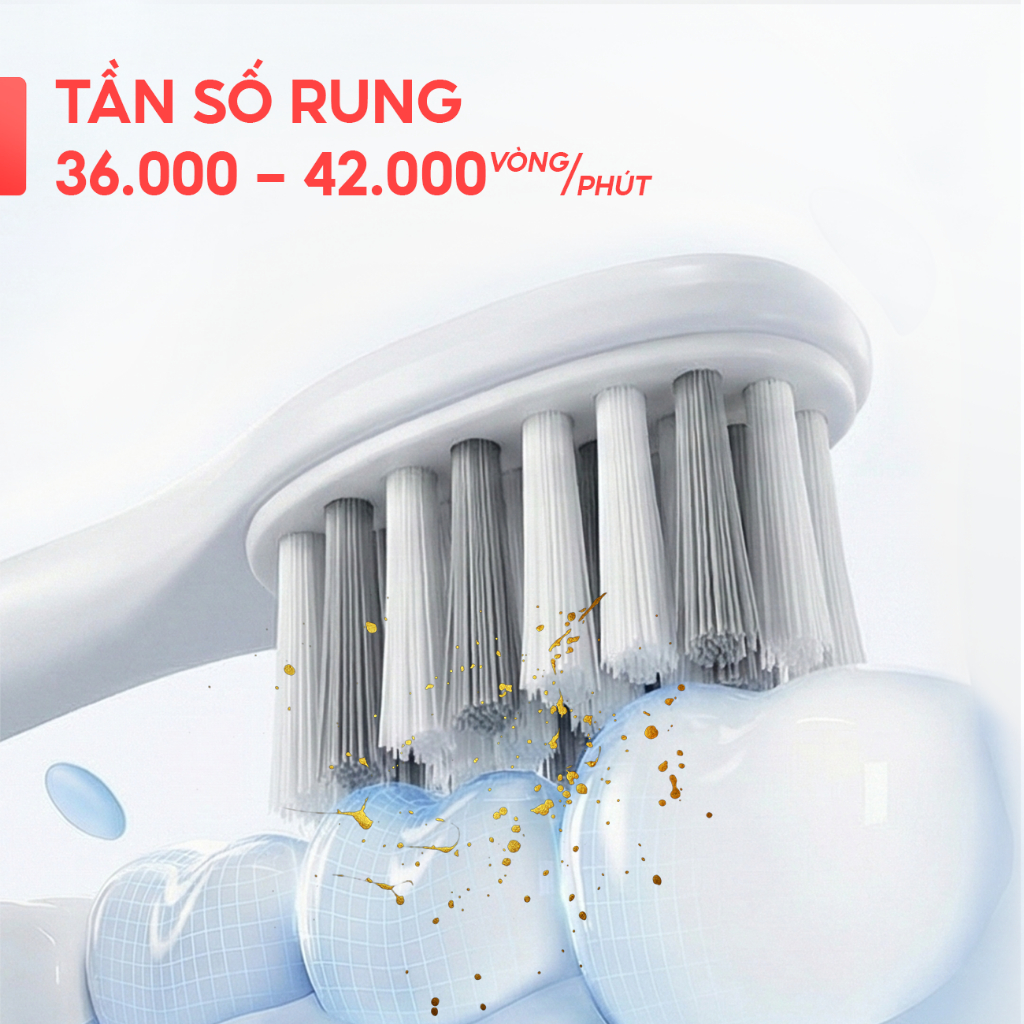 Bàn Chải Điện Người Lớn 5 Chế Độ LUHAN LIFE , Bàn Chải Đánh Răng Điện Thông Minh Sóng Âm Sonic IPX7