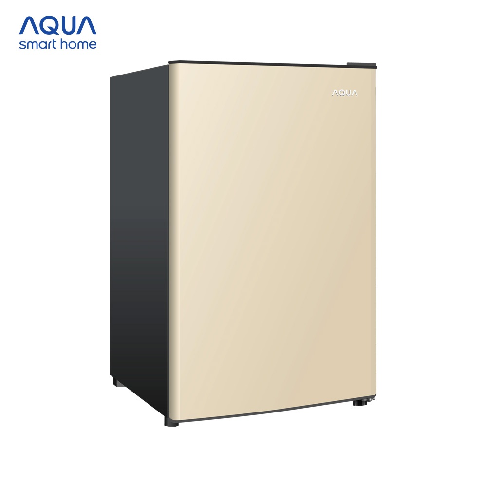 [Võ Hà Linh x AQUA] Tủ lạnh mini Aqua 90 lít AQR-D100FA(GG) - Màu be - Freeship toàn quốc - Bảo hành tận nhà