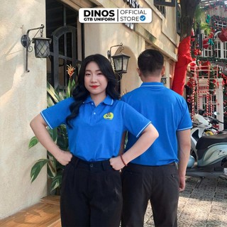 Áo Thun Công Đoàn Việt Nam DINOS GTB Màu Xanh Ya In Logo – Mặc Sự Kiện, Hoạt Động Cơ Sở