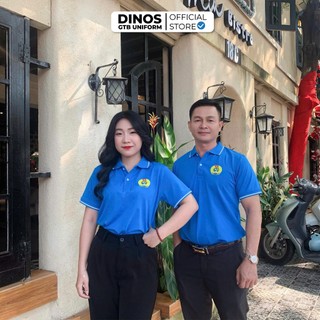 Áo Thun Công Đoàn Việt Nam DINOS GTB Màu Xanh Ya In Logo – Mặc Sự Kiện, Hoạt Động Cơ Sở