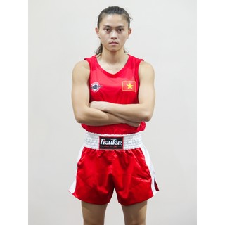 Quần Áo KickBoxing Fighter - Chất liệu Satin, vải thun cao cấp