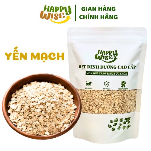Yến Mạch Úc Tươi Cán Vụn Nguyên Chất Ăn Liền, Nấu Cháo Ăn Dặm