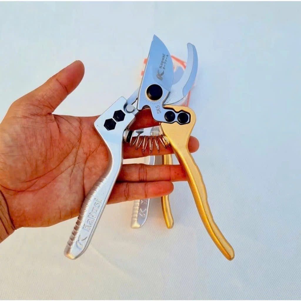 Kéo Cắt Cành Kapusi K-8623 Cao Cấp, Lưỡi Thép SK5 Sắc Bén, Tay Cầm Hợp Kim, Cắt Tỉa Cây Cảnh