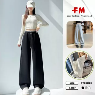 Quần Nỉ Nữ Lưng Thun Phối Viền 2 Bên FMSTYLE SHOP - Dày Dặn Thoải Mái Mặc Hàng Ngày 25120347