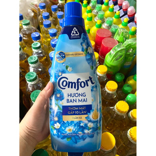 Nước xả vải Comfort đậm đặc một lần xả hương ban mai - chai 800ml