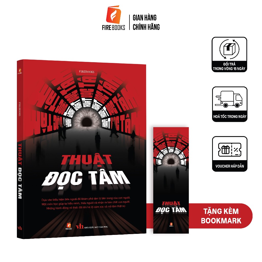 Bìa sách Thuật Đọc Tâm - 100 Phương Pháp Nhìn Người