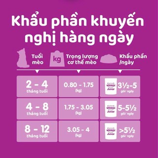 [COMBO] Thức Ăn Dạng Sốt, Pate Whiskas Cho Mèo Con Túi 80g Cá Ngừ, Cá Hồi, Cá Thu Bổ Sung Dinh Dưỡng Pet Kool
