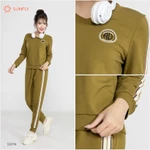 Bộ thể thao nữ da cá áo dài quần dài SUNFLY SS5778 — ảnh 4