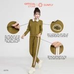 Bộ thể thao nữ da cá áo dài quần dài SUNFLY SS5778 — ảnh 2