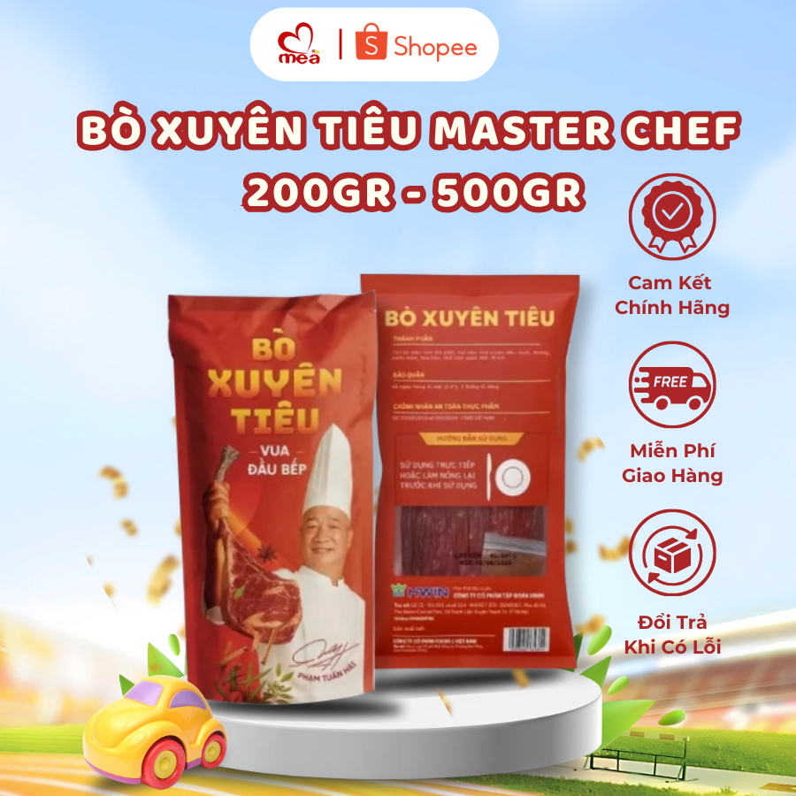 Bò Xuyên Tiêu Master Chef 200gr - 500gr Vị Cay Nồng & Cay Vừa Có Sẵn ...