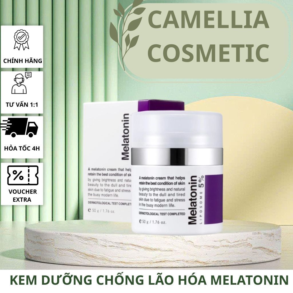 Kem dưỡng hỗ trợ giảm nám Melatonin 5% Maxclinic| Hàng công ty