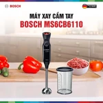 Máy Xay Cầm Tay Bosch MS6CB6110 | Tiện Lợi | Công Suất 1000W | Lưỡi Dao Thép Không Gỉ | Hàng Chính Hãng | BH 2 Năm — ảnh 7