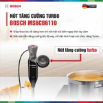Máy Xay Cầm Tay Bosch MS6CB6110 | Tiện Lợi | Công Suất 1000W | Lưỡi Dao Thép Không Gỉ | Hàng Chính Hãng | BH 2 Năm — ảnh 4
