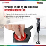 Máy Xay Cầm Tay Bosch MS6CB6110 | Tiện Lợi | Công Suất 1000W | Lưỡi Dao Thép Không Gỉ | Hàng Chính Hãng | BH 2 Năm — ảnh 5