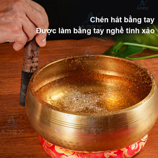 Bộ 3 Chuông Xoay Nepal Singing Bolws, Fullmoon, Chuông Xoay Fullmoon, Chuông Xoay Tây Tạng Amrita, Bát Hát , Chuông Đồn