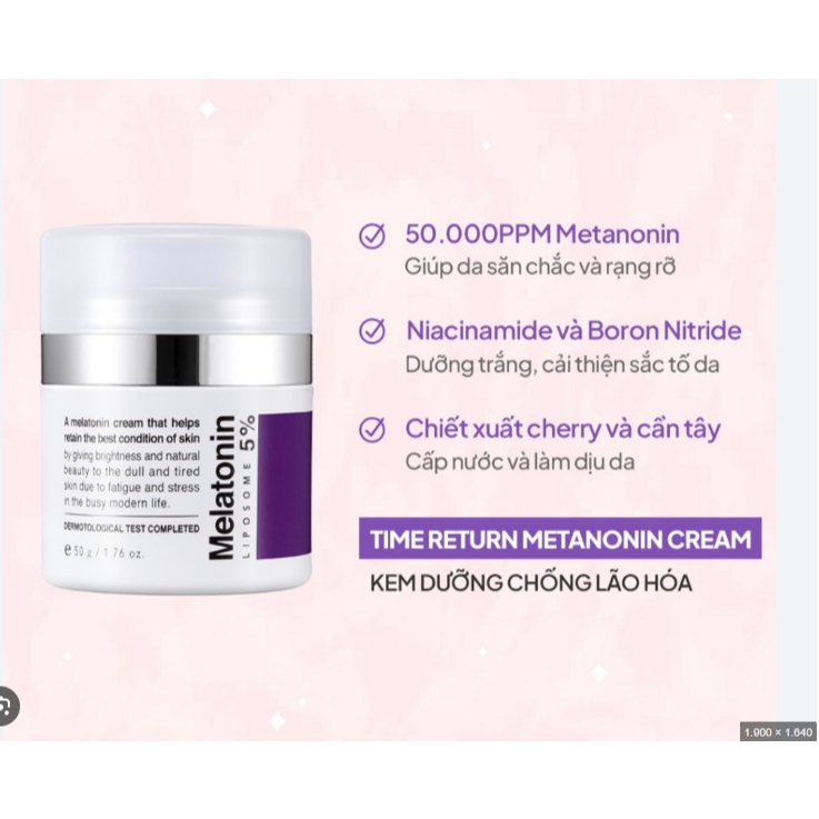 Kem dưỡng hỗ trợ giảm nám Melatonin 5% Maxclinic| Hàng công ty