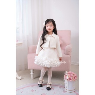 [ Tutuchan ] Set bộ váy dạ tweed áo khoác lửng Royal Tweed Princess - TSB07