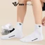 Combo 3 đôi tất nam nữ cổ trung dệt logo DWIN vớ chất co giãn thấm hút tốt thoáng khí khử khuẩn Local Brand TT01A