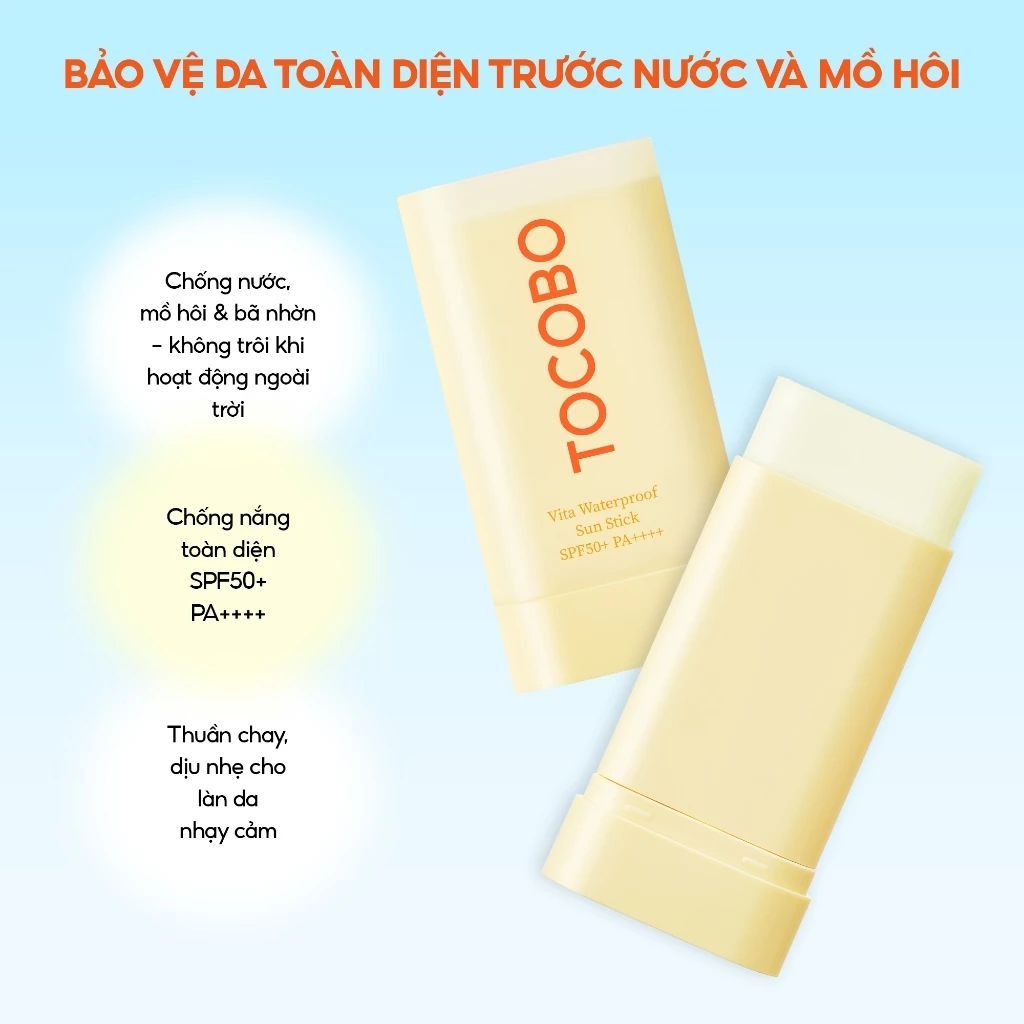 [KOL] Minisize Sáp chống nắng chống nước và dưỡng ẩm Vita Waterproof Sun Stick SPF50+ PA++++ 11g