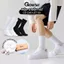 Hộp 5 đôi tất xù GOMTAT cổ cao trơn nam nữ có đệm xù dày chất liệu cotton êm chân - TATXU-TRON-CB5