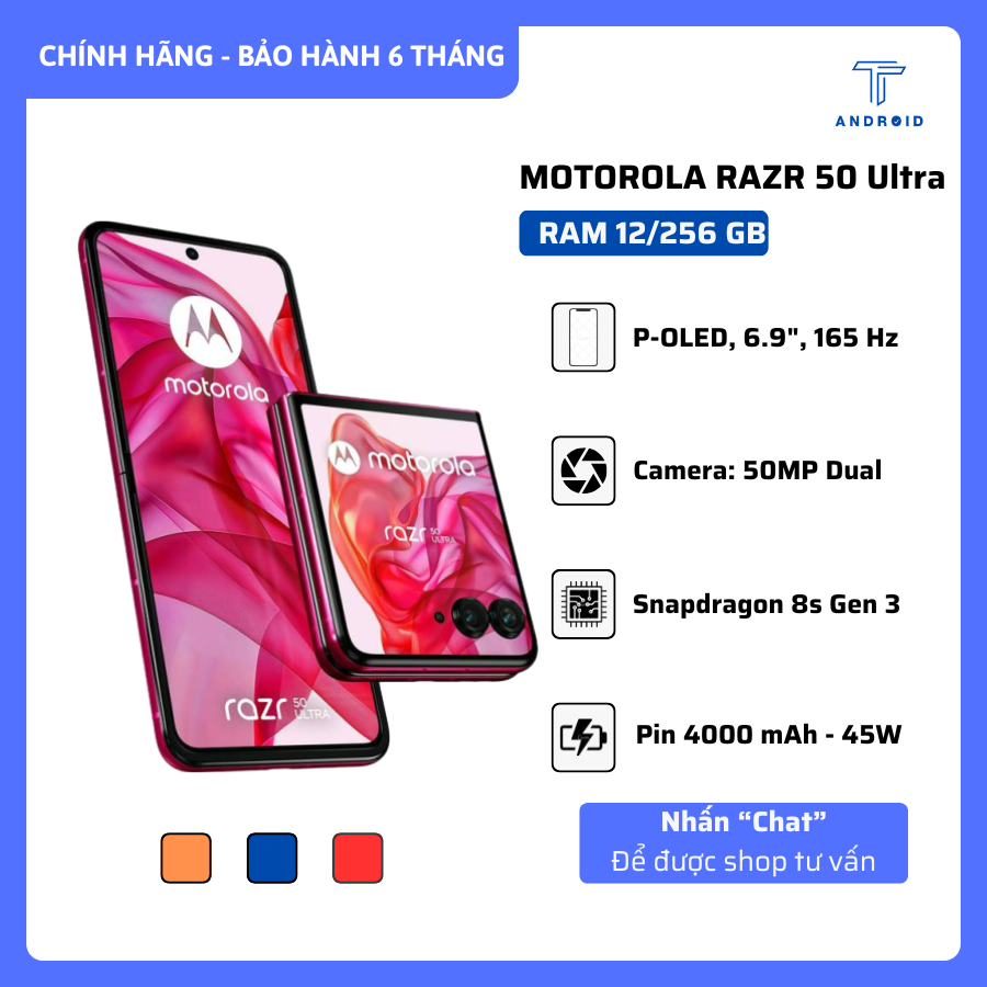 Điện Thoại Motorola Razr Ultra 2024 (Razr 50 Ultra), 2 Sim, Ram 12/256 ...