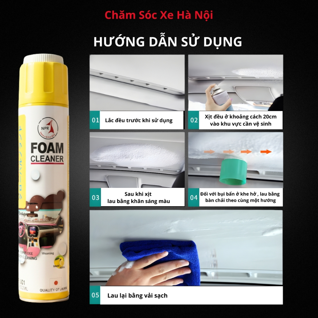 Combo 7 Món Dọn Nội Thất Ô Tô Đa Năng | Bộ Dụng Cụ Vệ Sinh Xe Hơi Tiện Lợi