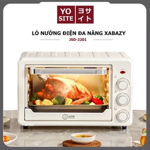 Lò nướng nồi chiên không dầu Xabazy dung tích 12l công suất 1400W, chuyên chiên nướng. làm bánh·