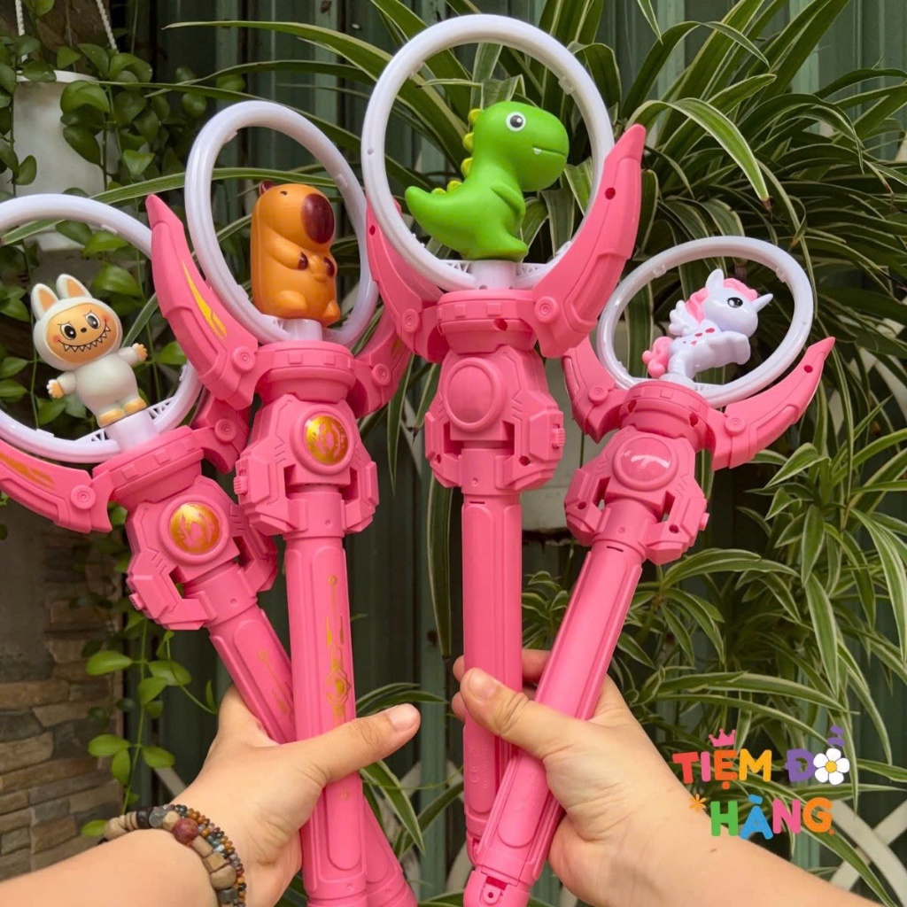 (Kèm 3 Cục Pin) Đồ Chơi Cây Gậy Thần Kỳ Có Đèn Nhạc Vui Nhộn Cho Bé, Mẫu Charm Ngẫu Nhiên