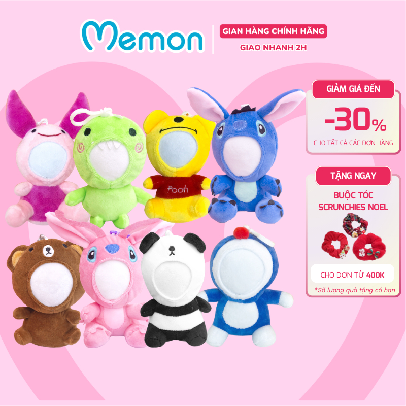 Gấu Bông In Ảnh Cao Cấp Memon