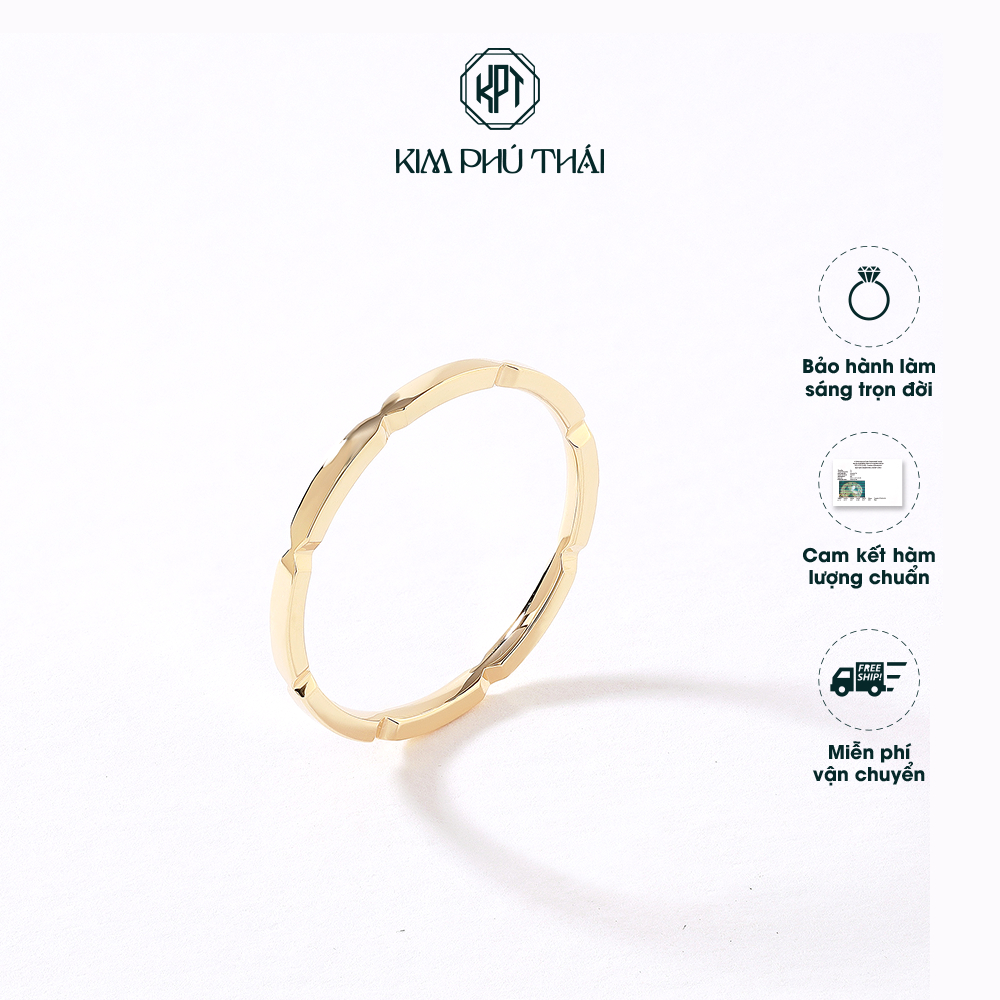 Nhẫn Nữ KIM PHÚ THÁI Vàng 10K Thiết Kế Dịu Khúc – NV13