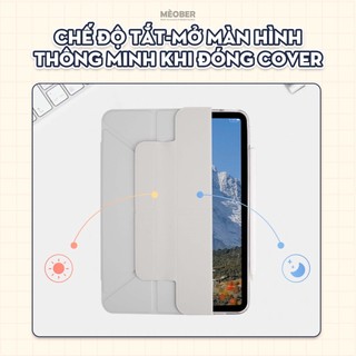 Bao da iPad Origami Double Magnetic, Tháo rời 2 mảnh, cover hít đôi dành cho Air 4/5/6/7, Gen10/11 A16, Pro M4/5 by MèoB