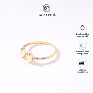 Nhẫn Nữ KIM PHÚ THÁI Vàng 10K Thiết Kế Nơ Mềm – NV14
