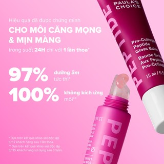 Son dưỡng môi căng mọng và giảm nếp nhăn có màu Pro-Collagen Peptide Gloss Balm 15ml