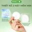 Bông Tẩy Trang Miniso Nhật Bản 180 Miếng Tròn, Dòng cao cấp siêu mềm mịn , Phù hợp mọi loại da