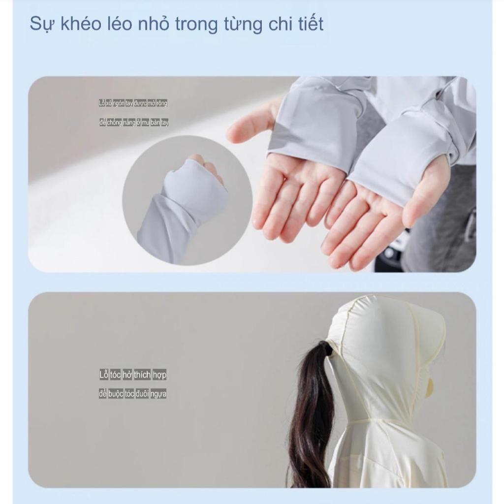 (Tặng Kính) Áo Chống Nắng Su Lạnh Cho Bé UPF50+ ,Phù hợp Cho Cả Bé Trai và Bé Gái