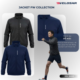 Áo Jacket FW Thể Thao Nam VELOSAR RJK-60003 – Siêu Nhẹ – Trượt Nước – Chắn Gió