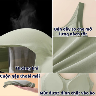 Áo lót đúc su không gọng không viền nâng ngực ENMA mềm mại ôm, áo lót không gọng che mỡ lưng nách BRA26 (Hàng loại 1)
