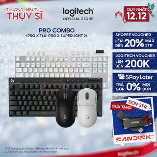 Combo chuột, phím gaming không dây Logitech G PRO X TKL LIGHTSPEED, PRO X SUPERLIGHT 2 LIGHTSPEED, 32K DPI, Hero 2, RGB