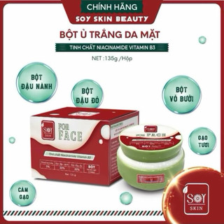 [ BỘT Ủ TRẮNG ] Soy Skin tinh chất Niacinamide trắng mặt và sạch mụn cám