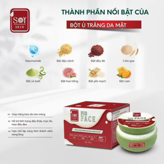[ BỘT Ủ TRẮNG ] Soy Skin tinh chất Niacinamide trắng mặt và sạch mụn cám