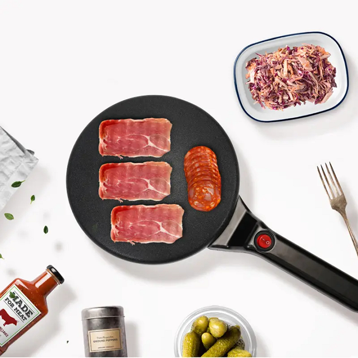 Máy làm bánh cuốn 900W gia nhiệt nhanh, chống quá nhiệt, quá tải